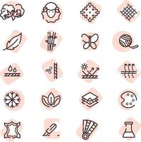 Textile designs, illustration, vector on a white background.