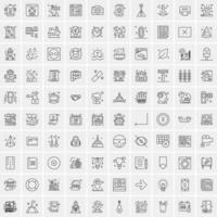 16 iconos universales de negocios vector ilustración de icono creativo para usar en proyectos relacionados con la web y dispositivos móviles