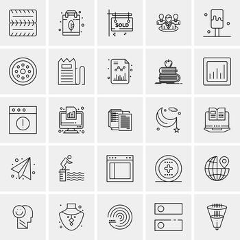 candado de computadora bloqueo de seguridad iconos de inicio de sesión plano y lleno de línea conjunto de iconos vector fondo azul