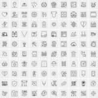 16 iconos de negocios universales vector ilustración de icono creativo para usar en proyectos relacionados con la web y dispositivos móviles