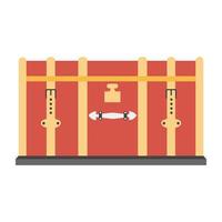 Trendy Treasure Box vector