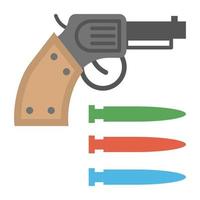 Trendy Shooting Game vector