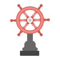 Trendy Steering Wheel vector