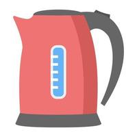 Trendy Electric Kettle vector