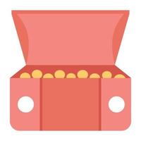 Trendy Treasure Box vector