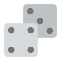 Trendy Dice Concepts vector