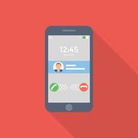 Trendy Mobile Call vector