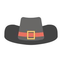 sombrero pirata de moda vector