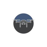 Drone logo vector