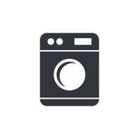 washing machine logo vector