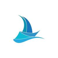 sailing logo vector