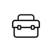 Suitcase icon vector