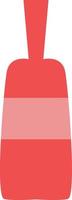 Alcoholic red beverage, illustration, vector, on a white background. vector