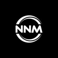 diseño del logotipo de la letra nnm en la ilustración. logotipo vectorial, diseños de caligrafía para logotipo, afiche, invitación, etc. vector