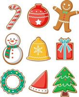 Christmas decoration elements collection vector