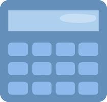 Banking calculator, illustration, vector, on a white background. vector