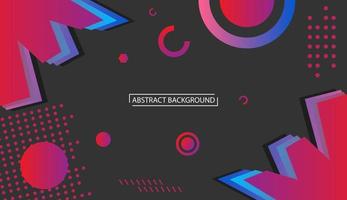 Dark abstract background with modern design and colors vector