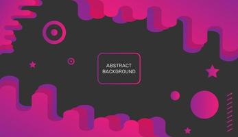 Modern abstract background with dynamic dark colors vector