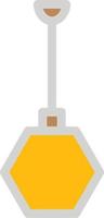 Ceiling light, illustration, on a white background. vector