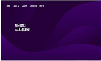 Modern stylish dark purple abstract wave background for presentation, web background, poster, banner etc vector