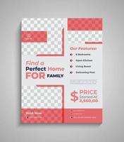 Real Estate Flyer design template vector