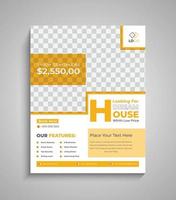 Real Estate Flyer design template vector