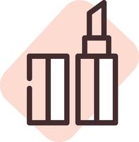 Cosmetic lipstick, illustration, vector, on a white background. vector