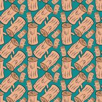 Wood log pattern, illustration, vector on white background