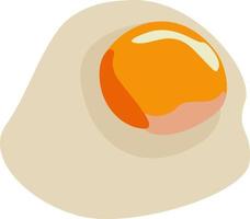 huevo de gallina, ilustración, vector sobre fondo blanco.