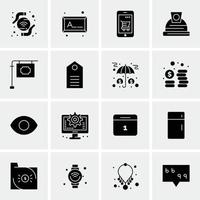 Frame Gallery Image Picture  Icons Flat and Line Filled Icon Set Vector Blue Background