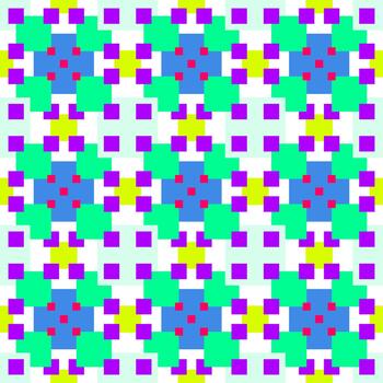 Pixels , seamless pattern on a white background. vector