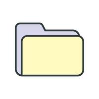 Folder icon vector design templates