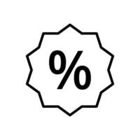 Discount icon vector design templates