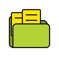 Folder icon vector design templates