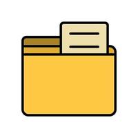 Folder icon vector design templates