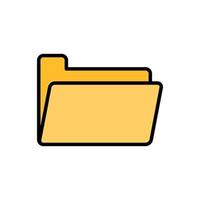 Folder icon vector design templates