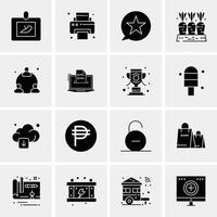 Interaction User Touch Interface Bold and thin black line icon set vector