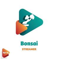 Bonsai Streamer Logo vector