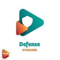 Defense Streamer Logo vector