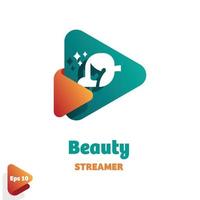 Beauty Streamer Logo vector