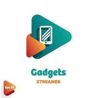 Gadgets Streamer Logo vector