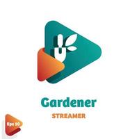 Gardener Streamer Logo vector
