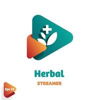 Herbal Streamer Logo vector