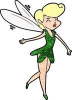 Cartoon cute fairy vector