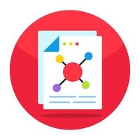 Editable design icon of molecule vector