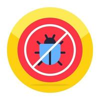 Premium download icon of no bug vector