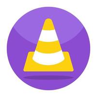 Perfect design icon of road cone vector