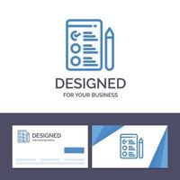 Creative Business Card and Logo template Cv Job Job Search Vector Illustration