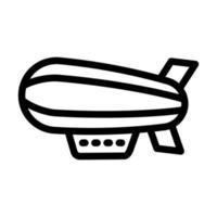 Zeppelin Icon Design vector