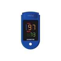 Fingertip pulse oximeter vector